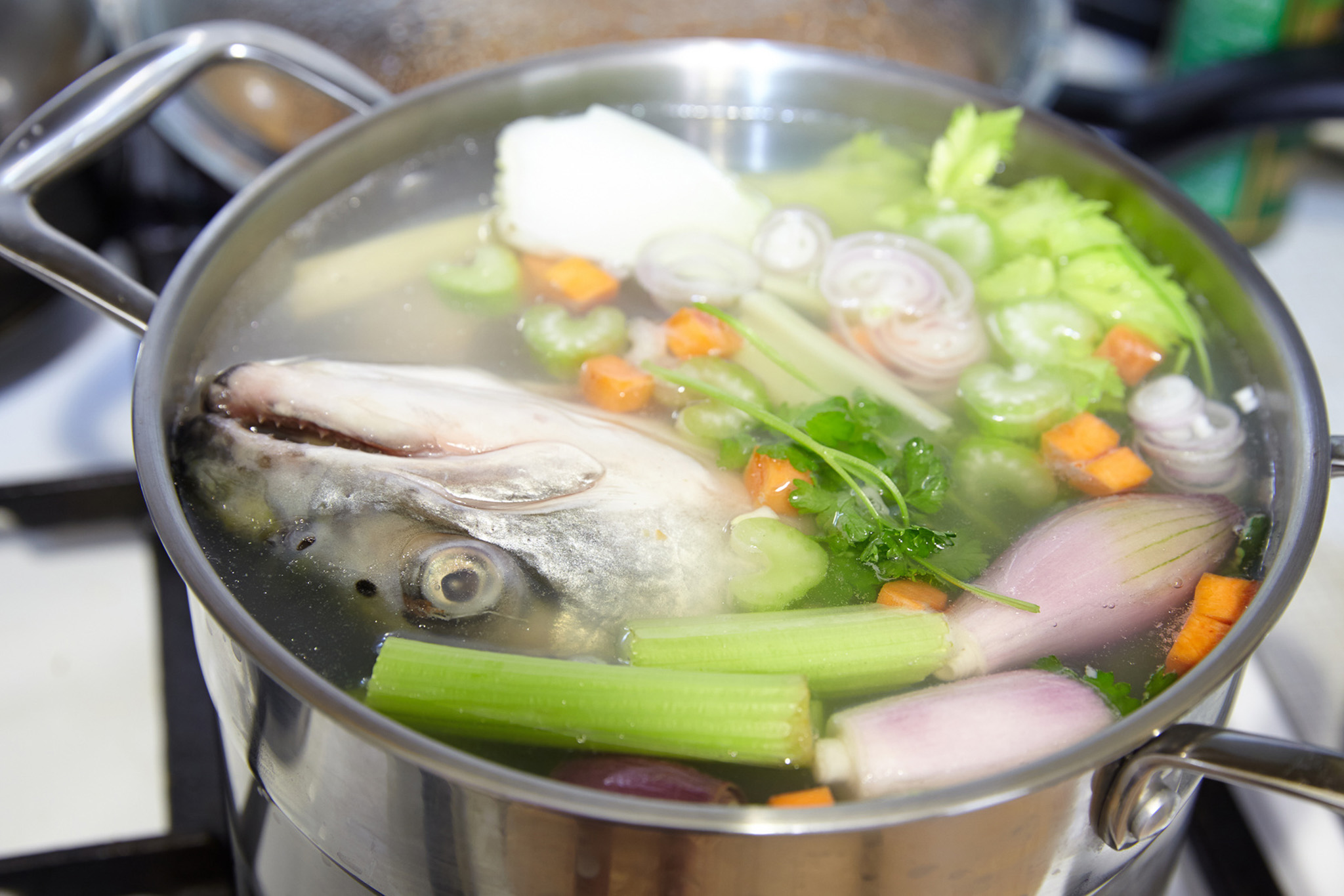 FISHERMANS LODGE — How to Make a Simple Fish Stock While on a Fishing Trip